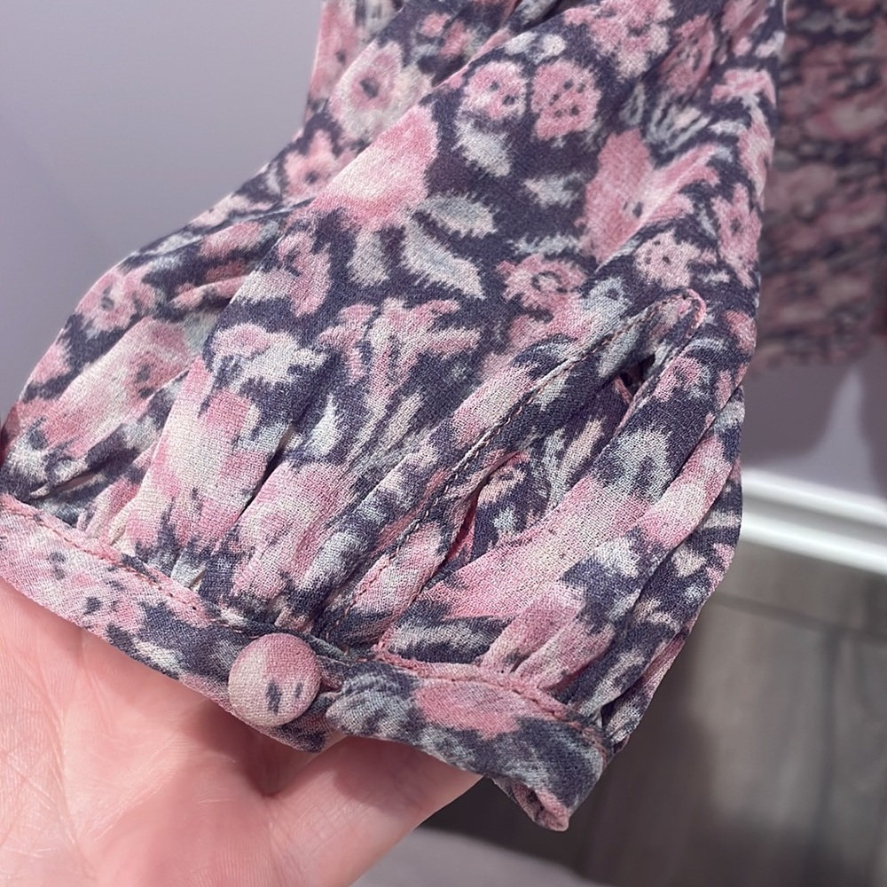 LoveShackFancy long sleeve printed mini dress - Picture 2 of 6